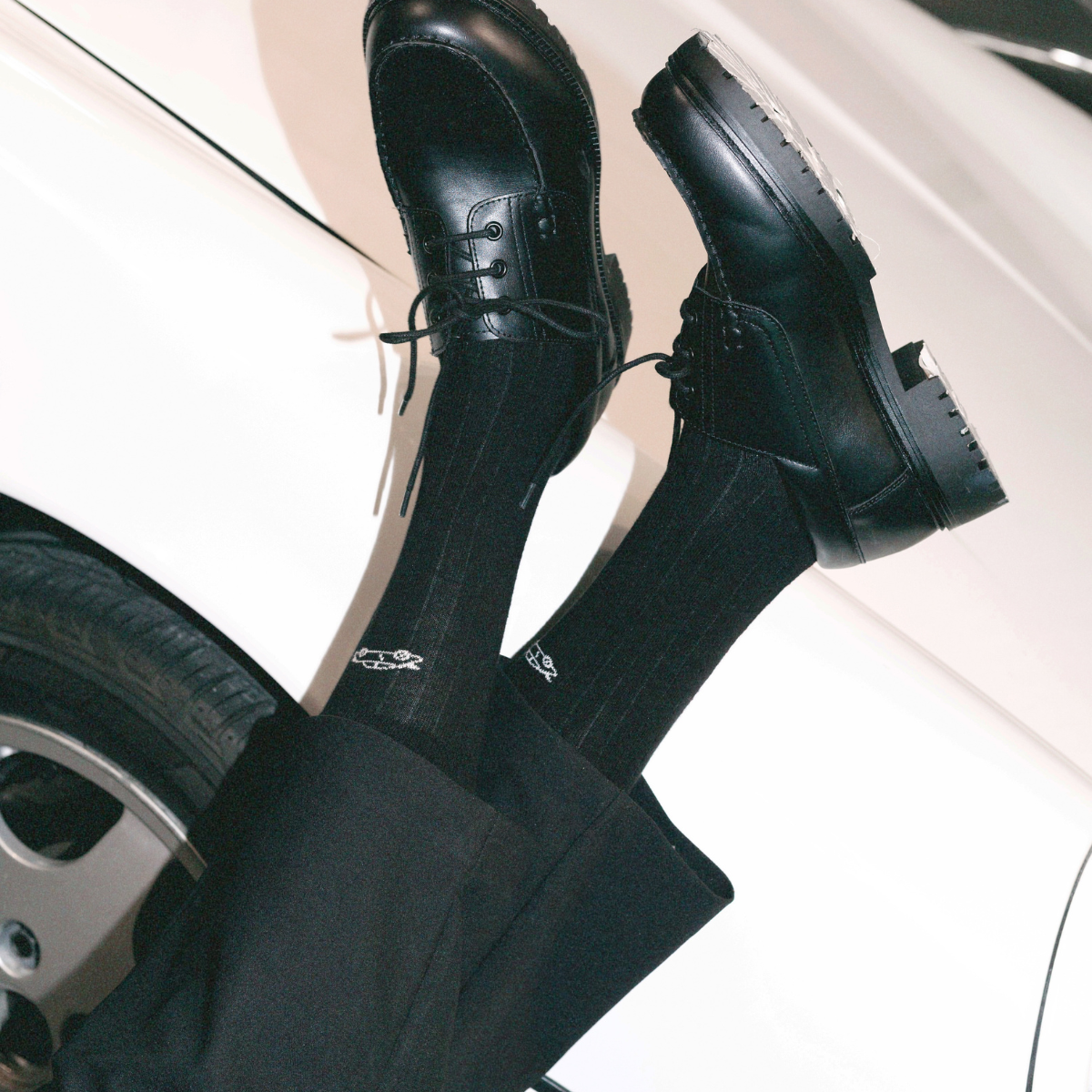 Calcetines Racer's Stripe Negro