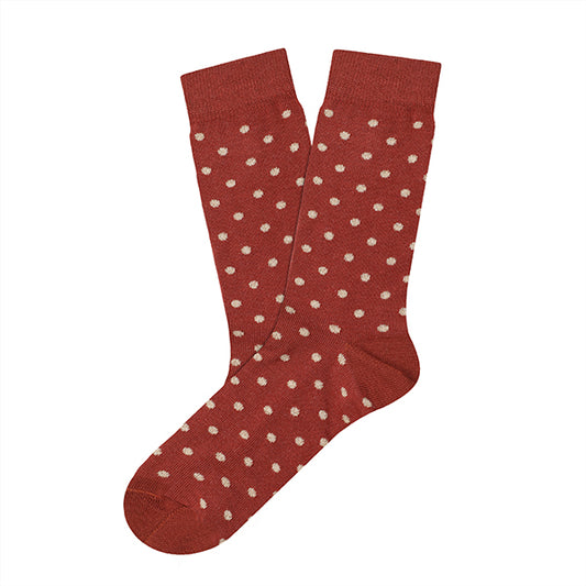 Red dots basic socks